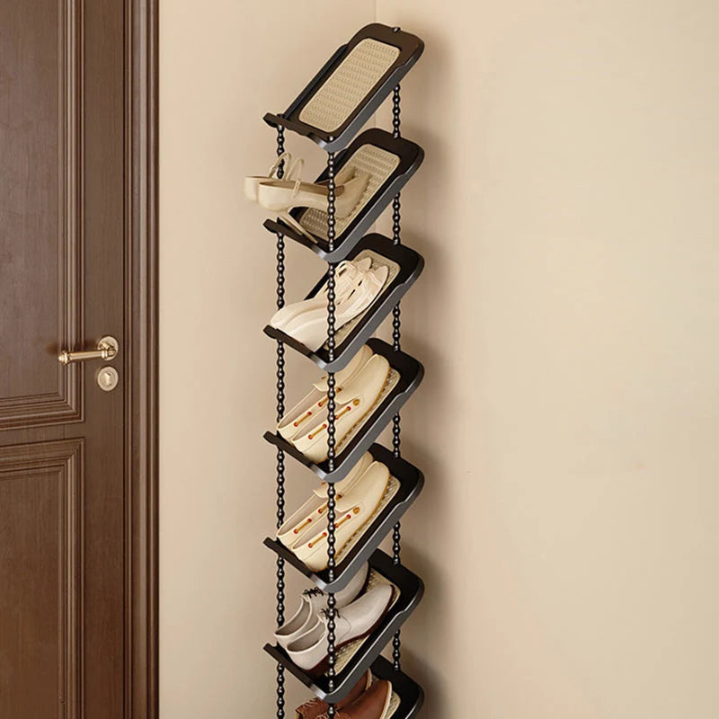 Entryway Shoe Rack | Vertical Space-Saving & Sturdy PP | 2–7 Tiers