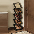 Entryway Shoe Rack | Vertical Space-Saving & Sturdy PP | 2–7 Tiers