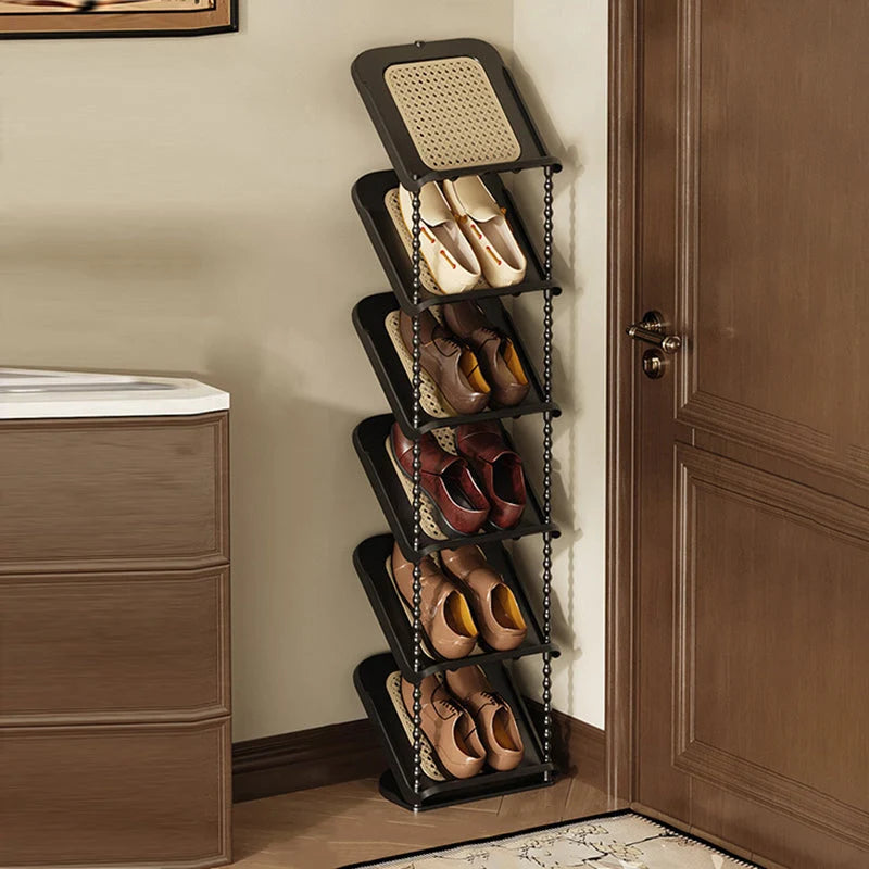 Entryway Shoe Rack | Vertical Space-Saving & Sturdy PP | 2–7 Tiers
