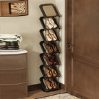 Entryway Shoe Rack | Vertical Space-Saving & Sturdy PP | 2–7 Tiers