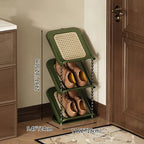 Entryway Shoe Rack | Vertical Space-Saving & Sturdy PP | 2–7 Tiers