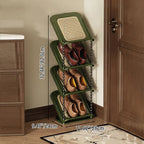 Entryway Shoe Rack | Vertical Space-Saving & Sturdy PP | 2–7 Tiers