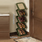 Entryway Shoe Rack | Vertical Space-Saving & Sturdy PP | 2–7 Tiers