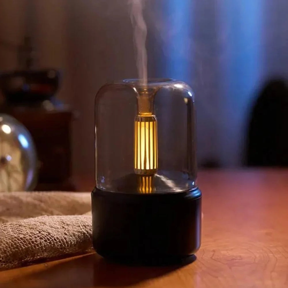 Essential Oil Diffuser | USB-Powered Night Light & Auto Shut-Off