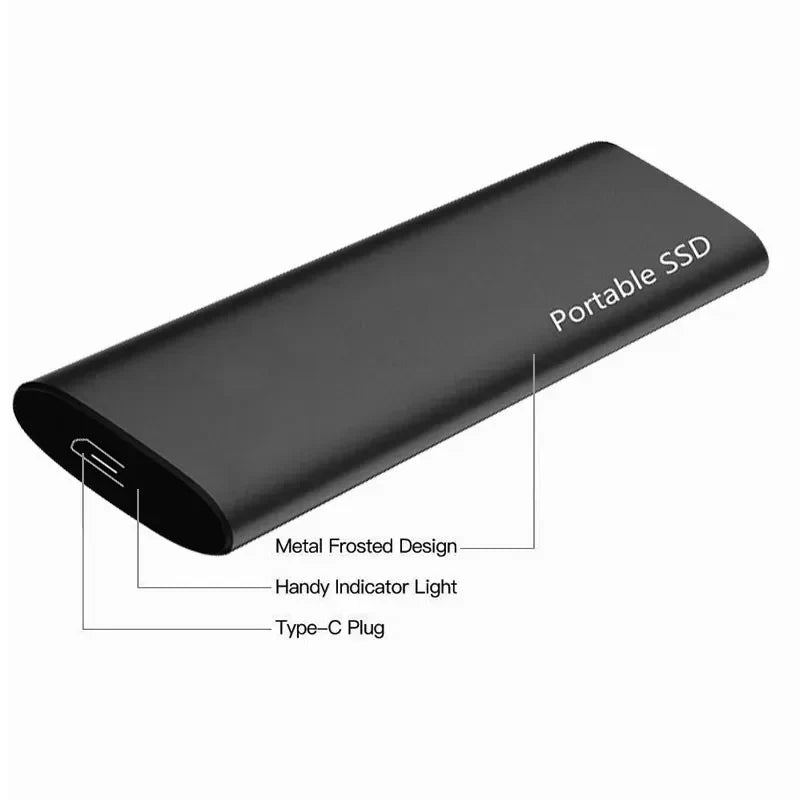 External Hard Drive | 4 TB USB-C | Ultra-Thin & Portable