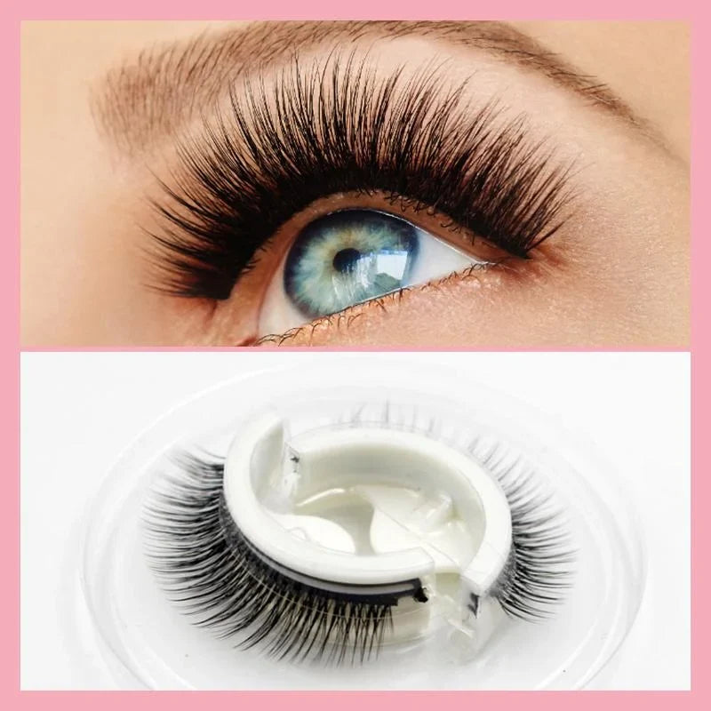 False Eyelashes | Self-Adhesive & Reusable | Natural Look
