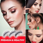 False Eyelashes | Self-Adhesive & Reusable | Natural Look