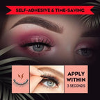 False Eyelashes | Self-Adhesive & Reusable | Natural Look