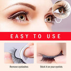 False Eyelashes | Self-Adhesive & Reusable | Natural Look
