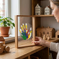 Family Handprint Kit | Complete DIY & Child-Safe Paint | Includes Frame