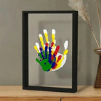 Family Handprint Kit | Complete DIY & Child-Safe Paint | Includes Frame