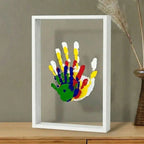 Family Handprint Kit | Complete DIY & Child-Safe Paint | Includes Frame