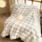 Faux Fur Blanket | Extra-Plush & Double-Lined | All-Season Rated