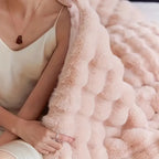 Faux Fur Blanket | Extra-Plush & Double-Lined | All-Season Rated