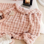 Faux Fur Blanket | Extra-Plush & Double-Lined | All-Season Rated
