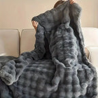 Faux Fur Blanket | Extra-Plush & Double-Lined | All-Season Rated