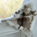 Faux Sheepskin Rug | Plush Acrylic Pile & Suede Backing | 110 x 88 cm