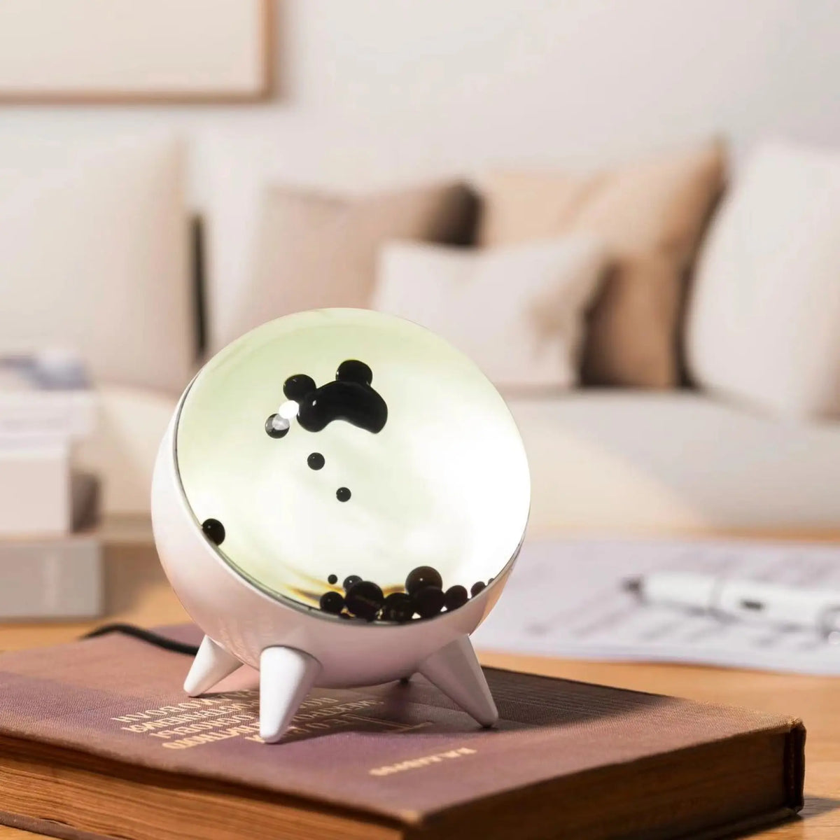 Ferrofluid Display Speaker | Bluetooth & AUX | USB-C Rechargeable 10-Hour Battery