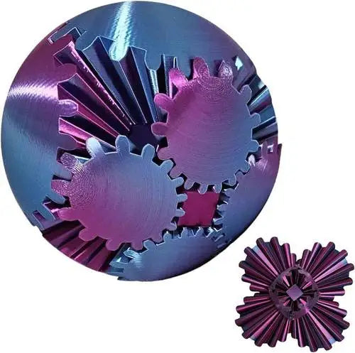 Fidget Toy | 3D Spinning Gears & Quiet
