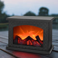 Fireplace Lantern | Realistic LED Flame & USB/Battery Power