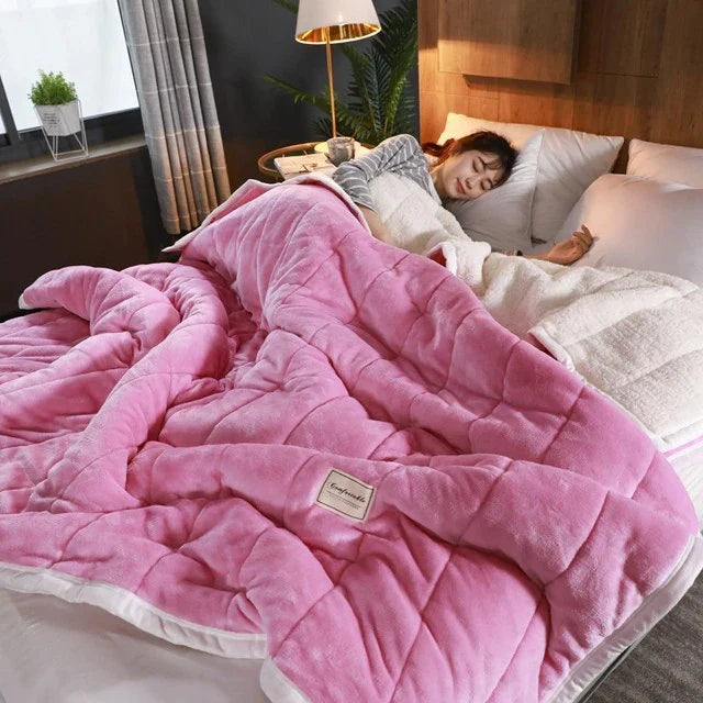 Fleece Blanket | Plush Velvet-Like & Machine-Washable