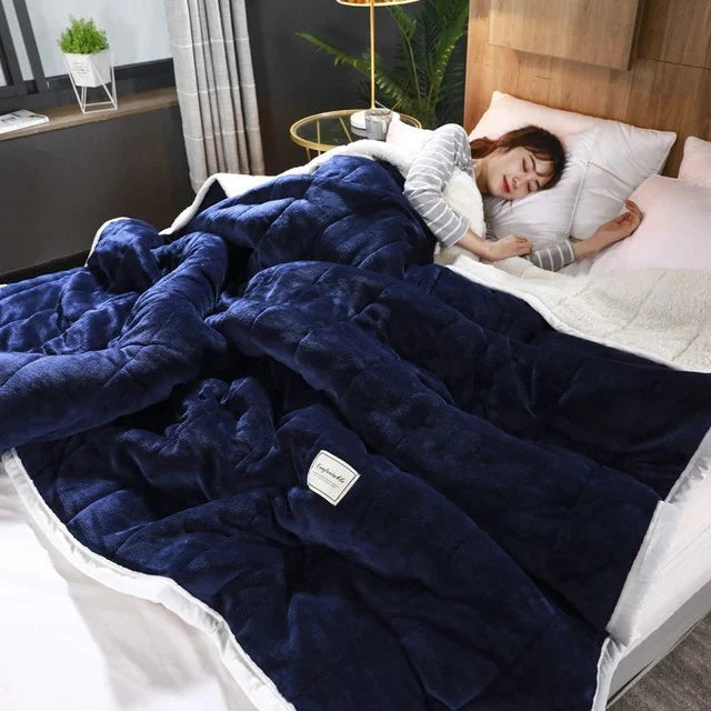 Fleece Blanket | Plush Velvet-Like & Machine-Washable