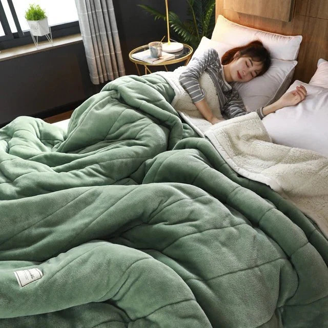 Fleece Blanket | Plush Velvet-Like & Machine-Washable