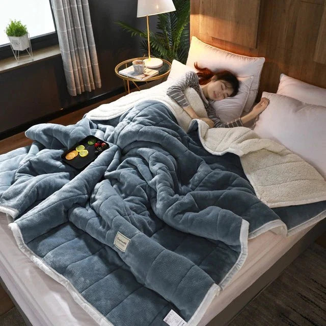 Fleece Blanket | Plush Velvet-Like & Machine-Washable
