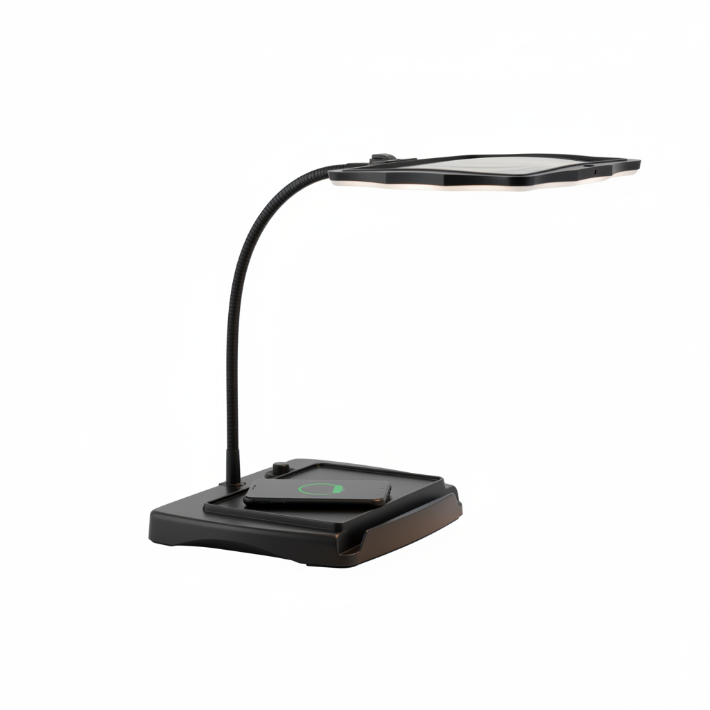 Flexible Magnifying Desk Lamp