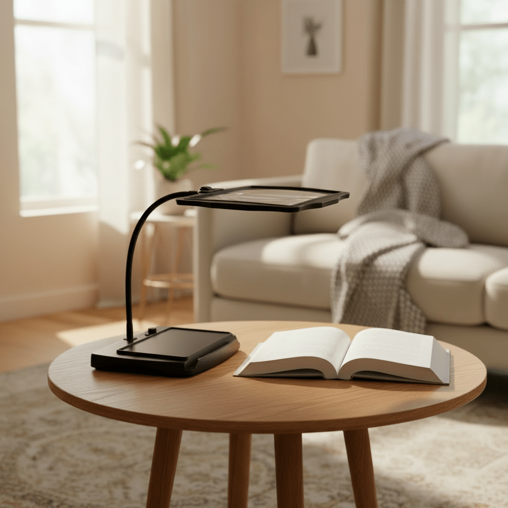 Flexible Magnifying Desk Lamp
