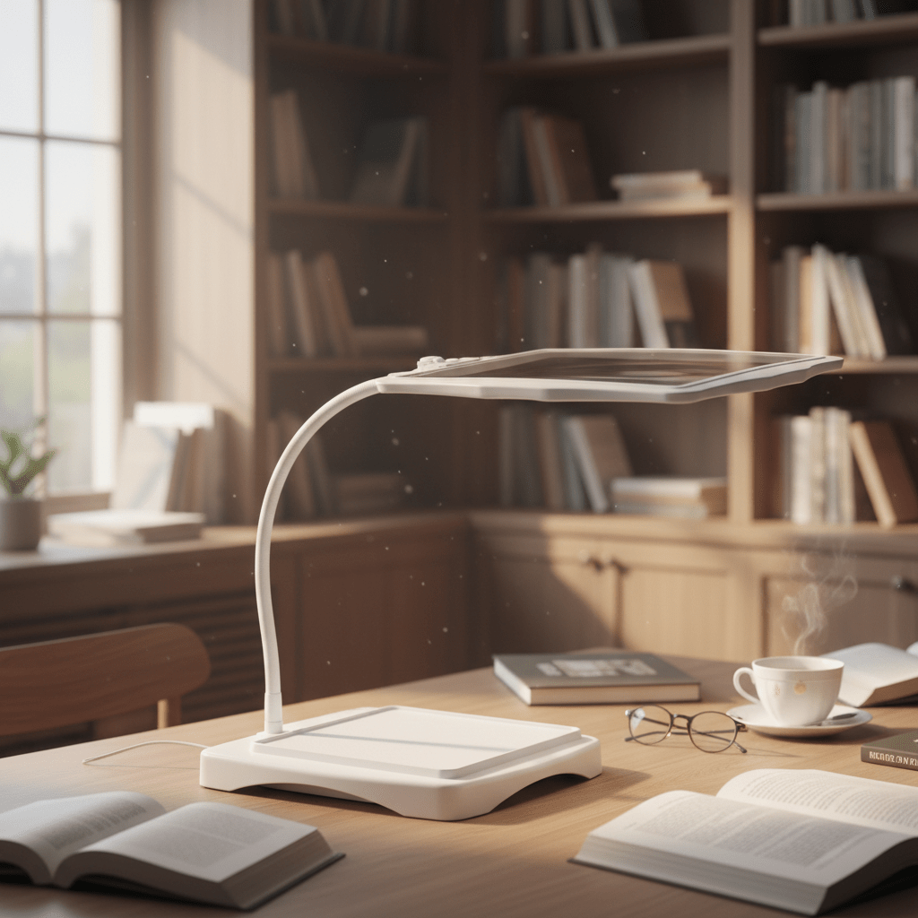Flexible Magnifying Desk Lamp