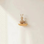 Floating Wall Shelf | Half-Round Natural Wood