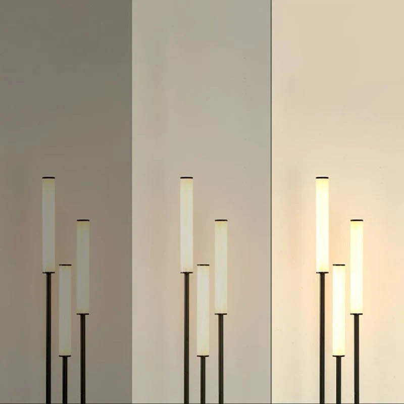 Floor Lamp | 3-Head Dimmable LED Metal & Acrylic