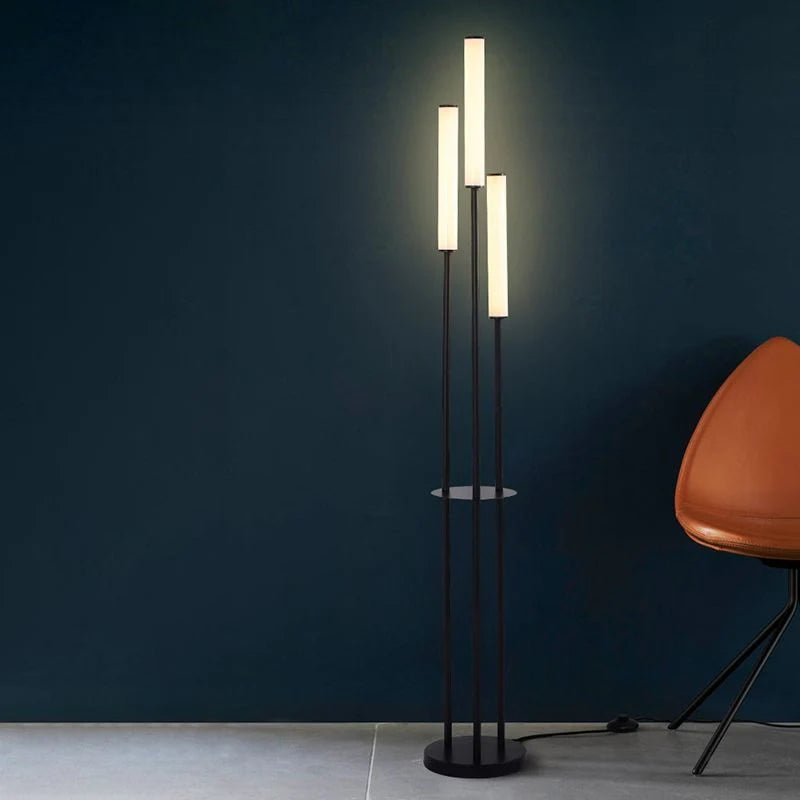 Floor Lamp | 3-Head Dimmable LED Metal & Acrylic