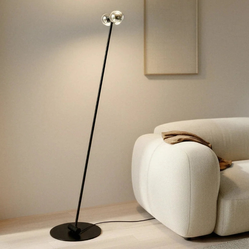 Floor Lamp | Dual-Head Adjustable Arch | Modern Design