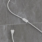 Floor Lamp | Egg-Shaped Sculptural LED & Molded Shell | Weighted Base