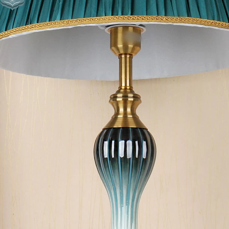 Floor Lamp | Fabric Shade & Metal Base | 5 Colours