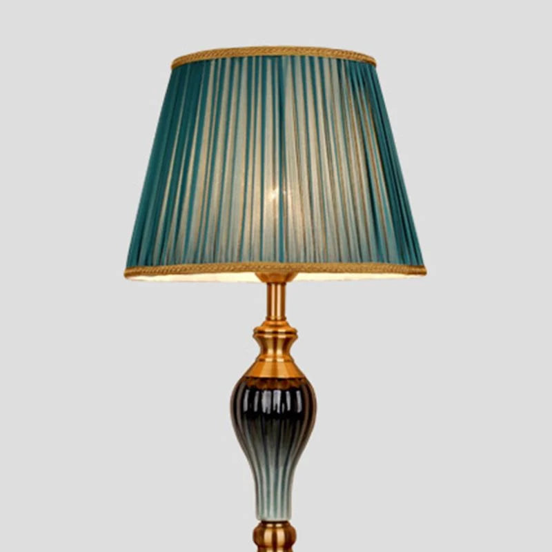 Floor Lamp | Fabric Shade & Metal Base | 5 Colours