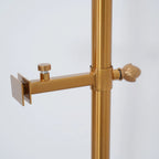 Floor Lamp | Gold Frame & Marble Base | Artwork Accent Lighting