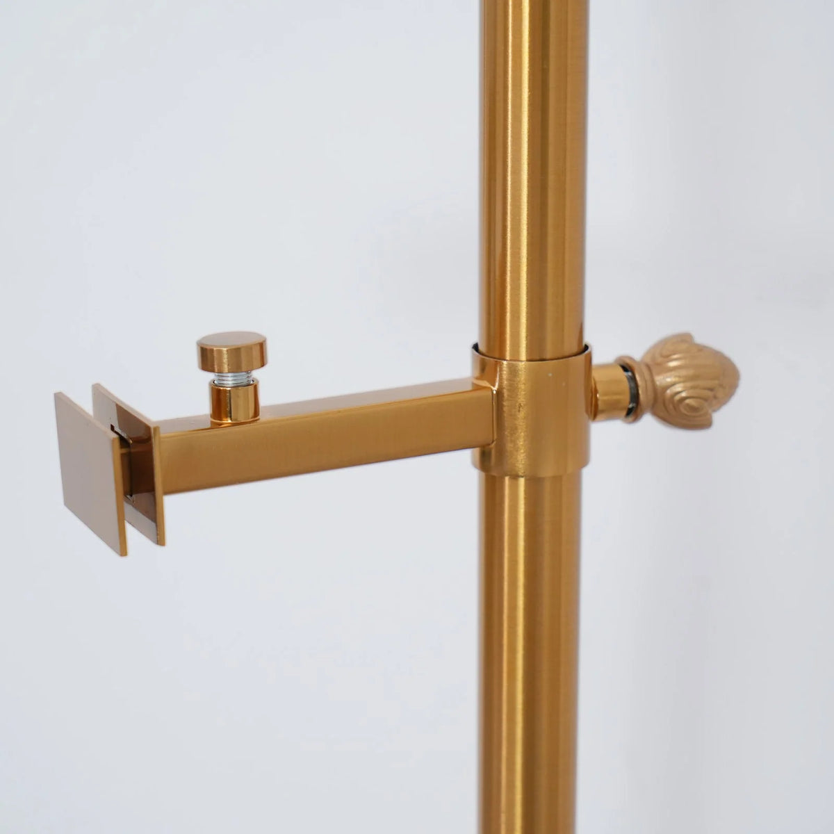 Floor Lamp | Gold Frame & Marble Base | Artwork Accent Lighting
