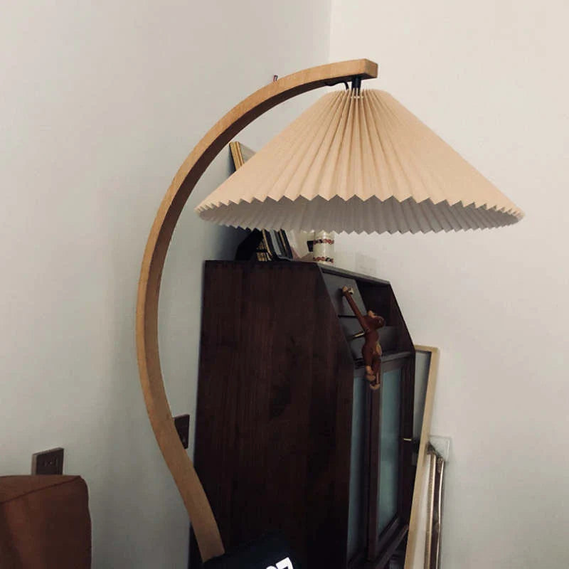 Floor Lamp | LED Fabric Shade & E27 Bulb Included