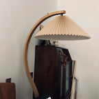 Floor Lamp | LED Fabric Shade & E27 Bulb Included