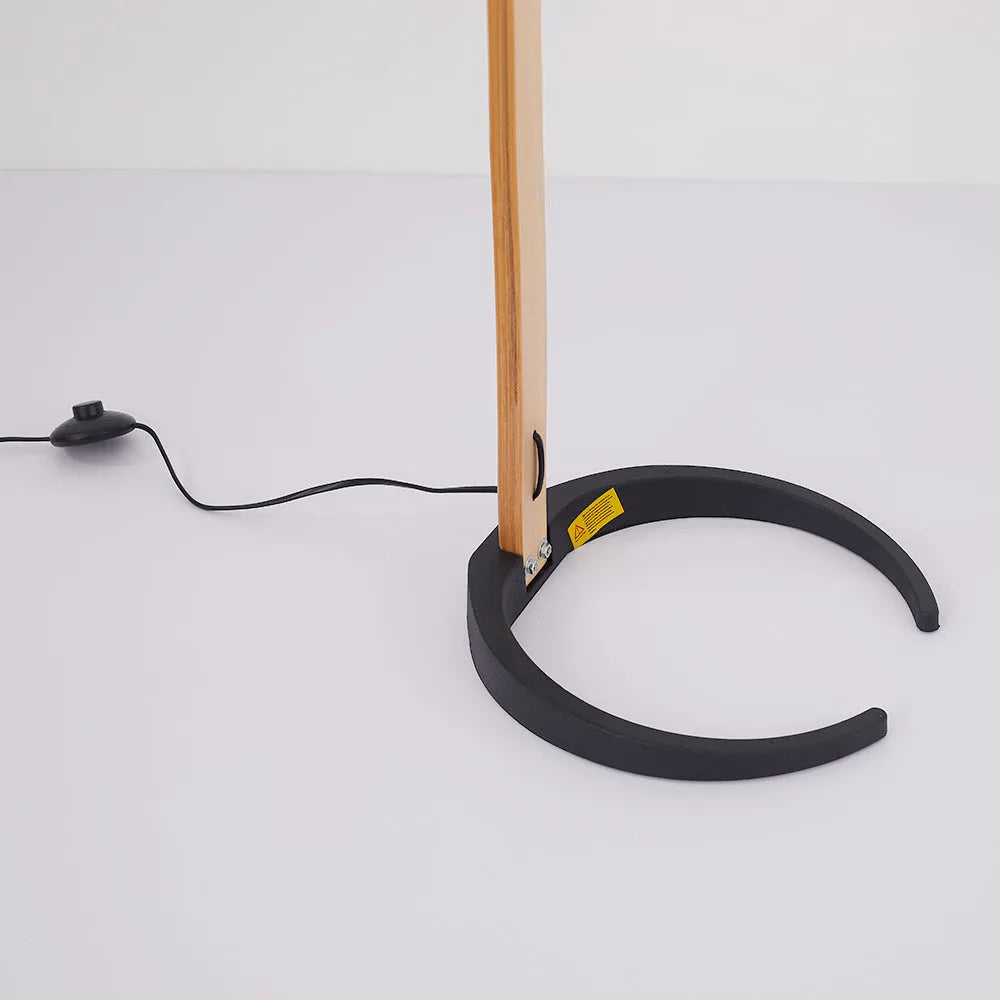 Floor Lamp | LED Fabric Shade & E27 Bulb Included