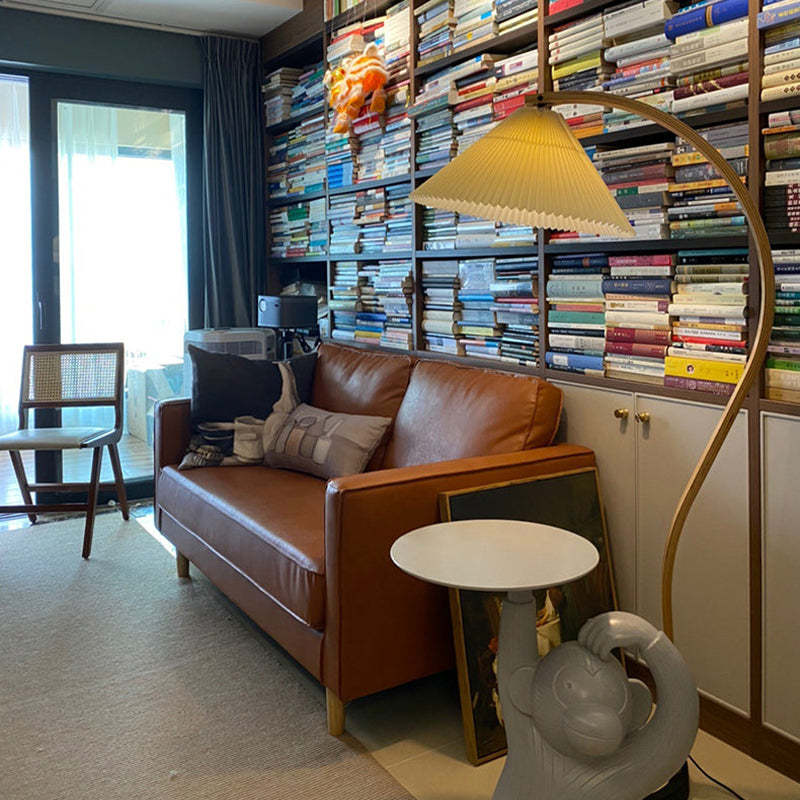 Floor Lamp | LED Fabric Shade & E27 Bulb Included