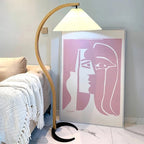 Floor Lamp | LED Fabric Shade & E27 Bulb Included