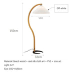 Floor Lamp | LED Fabric Shade & E27 Bulb Included