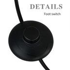 Floor Lamp | LED Fabric Shade & E27 Bulb Included