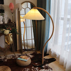 Floor Lamp | LED Fabric Shade & E27 Bulb Included