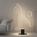 Floor Lamp | Metal & Acrylic LED | Cat Or Dog Pattern