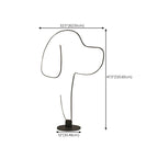 Floor Lamp | Metal & Acrylic LED | Cat Or Dog Pattern